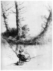 Der Angler, ca. 1860-1910, 1924