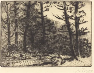 Wälder im Wintersonne, 2. Platte