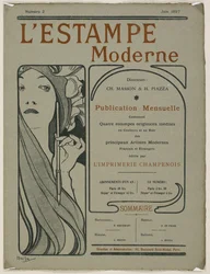 Titelseite: Titelseite von L’Estampe moderne, Juni 1897