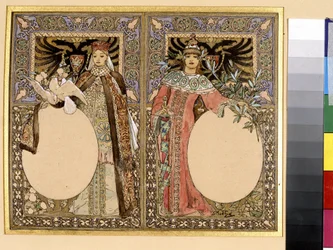 Illustration eines Buches (Märchen oder Legenden)