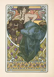 Tafel 47 aus dem Buch Dokumente Dekoratifs, veröffentlicht 1902