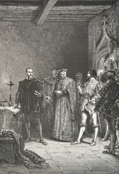 Jean de La Barre informiert Louis de Berquin über seine Freilassung aus der Conciergerie