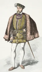 Porträt von König Heinrich 2 (Gravur)