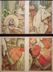 Fenster von St. Veit in Prag