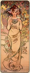 Rose, aus der Serie Die Vier Blumen, 1897