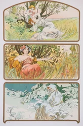 Drei Jahreszeiten, ca. 1898