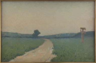 Die Landstraße am Morgen