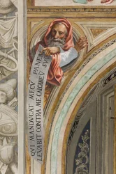 Zentrales Kirchenschiff, Achtes südliches Joch, Büste mit Prophet
