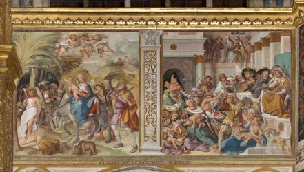 Presbyterium, siebtes nördliches Joch, Flucht nach Ägypten, Kindermord von Bethlehem