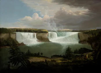 Ein allgemeiner Blick auf die Niagarafälle