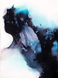 Tiefblaue Nebel