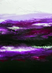 Dramatischer Lila Himmel