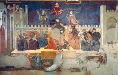 Allegorie der schlechten Regierung (Detail)