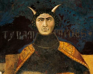 Allegorie der schlechten Regierung, Tyrannei (Detail)