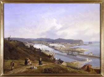 Der Hafen von Boulogne von Louis Garneray, ca. 1820