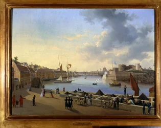 Der Hafen von Brest und das Artillerielager, ca. 1820