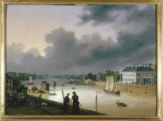 Der Hafen von Nantes, ca. 1820