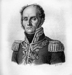 General Charles-Théodore Beauvais de Préau (1772-1830) - in „Portraits des Généraux Français“. Graviert von Ambroise Tardieu im Jahr 1818. Stella Sammlung