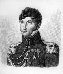 Louis Michel Letort (Le Tort) (1773-1815) in General de Brigade. Graviert von Ambroise Tardieu 1818. Stella Sammlung.