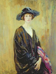 Porträt von Dorothy Una Ratcliffe (1891-1967)