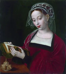 Maria Magdalena beim Lesen