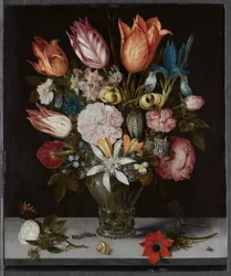 Blumen in einem Glas