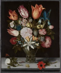 Blumen in einem Glas