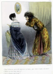 Karikatur - in „Madeleines“ von Cham, ca. 1870-1880