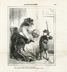 Illustration von Cham (1819-1879) in Le Charivari