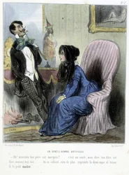 Ein künstlicher Edelmann - in „Madeleines“ von Cham, ca. 1870-1880