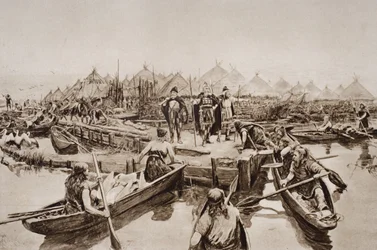 England, vor zweitausend Jahren, Illustration aus 