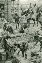 Römisches Haus im Bau in Kent