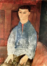 Porträt von Moise Kisling Seduto