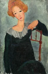 Frau mit roten Haaren