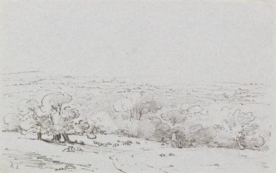 Kutschenzufahrt zu Bromley Hill, ca. 1803