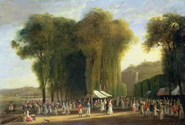 Festtag in St. Cloud: Britische Truppen im Dienst, September 1815
