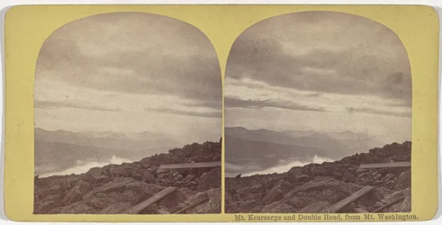 Mt. Kearsarge und Double Head, vom Mt. Washington