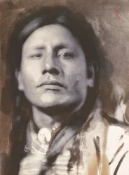 Ein Sioux-Häuptling, ca. 1898
