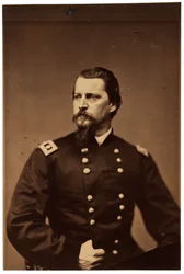 Fotografisches Porträt von Winfield Scott Hancock, ca. 1860