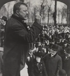 Präsident Roosevelt in Evanston