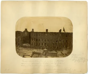 Westliche Kaserne und Parade, Schlacht von Fort Sumter, 15. April 1861