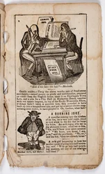Und wenn wir scheitern - wir scheitern! Macbeth, Seite 7 aus Eltons Comic All-my-nack, 1838