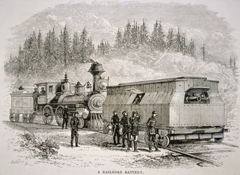 Gepanzerte Geschützbatterie der Bundesarmee