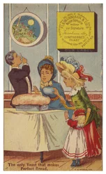 Bäckerei mit Brot auf dem Tisch