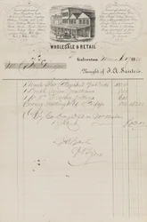 Kaufvertrag von J. A. Sauter, datiert 19. März