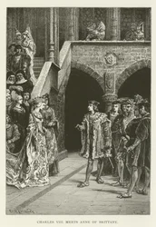 Karl VIII. trifft Anne von Bretagne