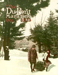 Weihnachtsbaum, Titelseite des DuPont Magazins, Dezember 1923