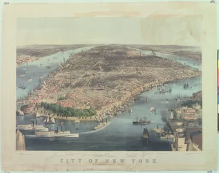 Stadt New York, 1856