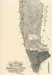 Kommissarskarte von Manhattan