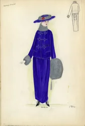 Tageskleid, Belchof David